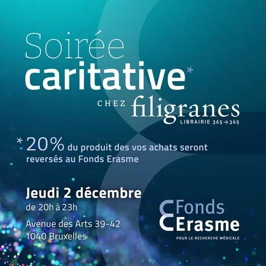 Soirée Caritative chez Filigranes