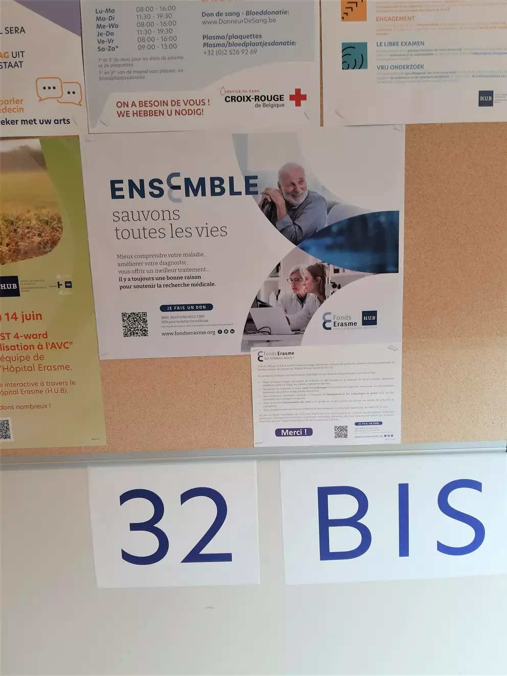 Affichage dans les salles d'attente